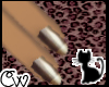 Cw*GoldBrownGlamNails