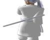 White sasuke sword