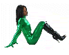 Green Catsuit sticker