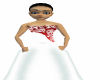red&white wedding dress