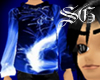 Blue Inferno Baggy Hoody