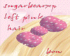 *sb* left pink polka bow
