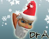 Anim Mounted Santa Head