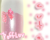 Pink Nail wit ribbon