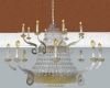 silver plated chandelier