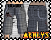 Grey tartan short