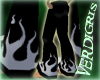 `V` Silver Flame Pants