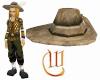 Cavalier Hat - Brown Leather