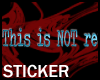 Real Life Sticker - Long