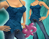 dp� wynet w jeans navy