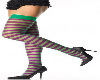 Green/purple stiletto