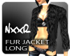 NR-AFL2 FUR JACKET BLACK
