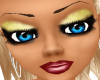 Shimmery Gold&Red MakeUp