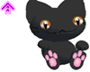 Chibi Cat Dark Grey