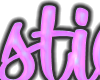 stickerholic in pink