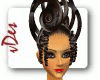 Realistic Black Who Hair