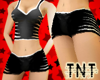Monochrome Lycra Shorts