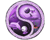 Dolphin Yin Yang Purple