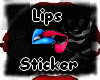 Bite Lips Sticker