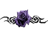 purple tribal tattoo