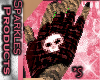 *S Dark Rouge Gloves