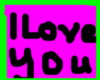 i love u sticker