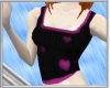 Pink Heart Cutout Tank