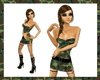 Olive Camo Tube Dress
