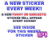 Weekly Sticker